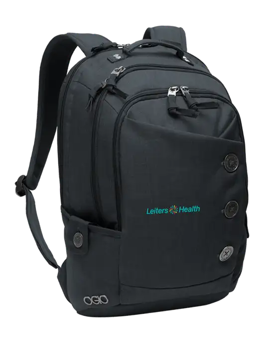 OGIO Storm Grey Ladies Melrose Pack w/Leiters Health Logo