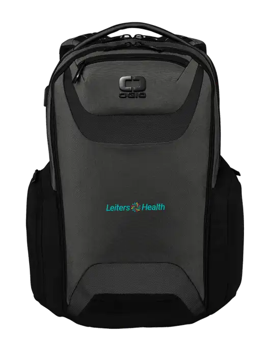 OGIO Tarmac Charcoal Connected Pack w/Leiters Health Logo