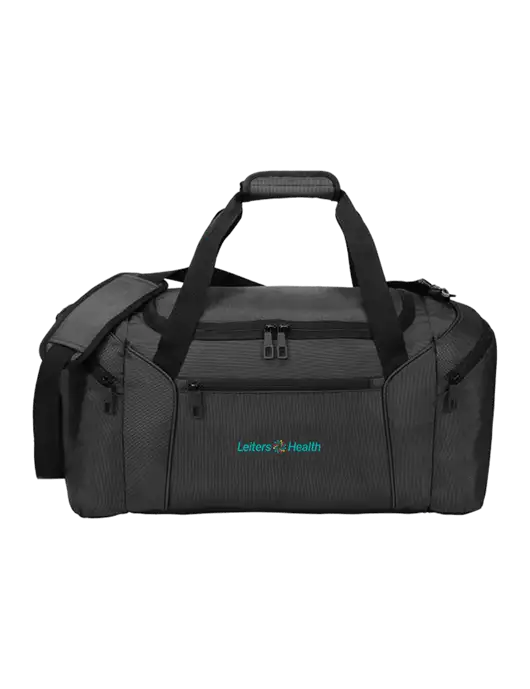 Slim & Lite Dark Grey Duffel    w/Leiters Health Logo
