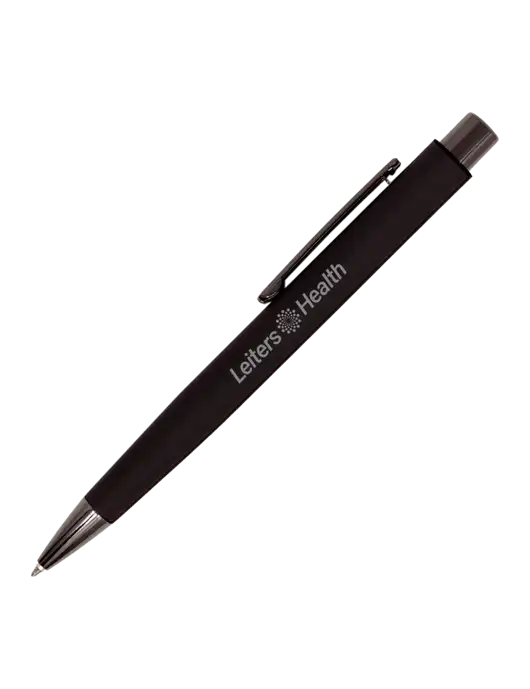 Moana Comfort Black - Black Ink w/Leiters Health Logo