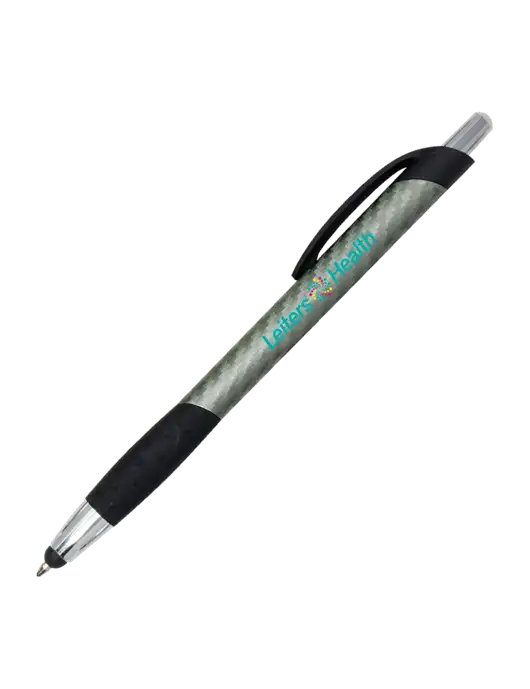 Sunray Gunmetal Stylus Pen w/Leiters Health Logo