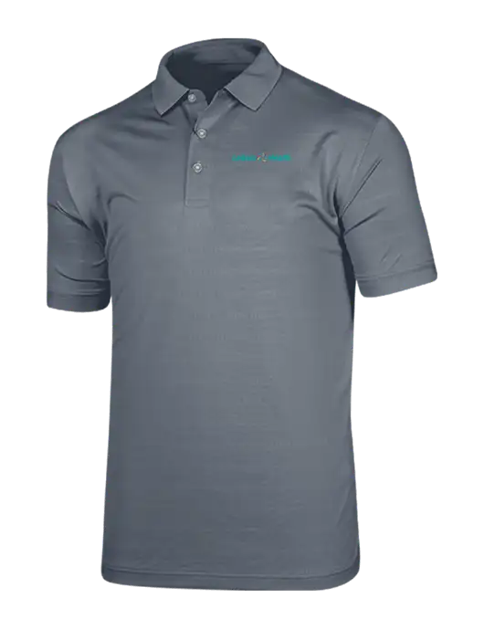 Callaway Vibrant Light Grey Ventilated Polo w/Leiters Health Logo